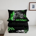 thumbnail image 5 of Erosebridal Dirt Bike Bedding Twin Comforter Set,Extreme Sports Down Comforter,Checkered Room Decorative,Reversible,Lightweight,2 Piece, 5 of 7