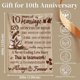 thumbnail image 2 of LHSHID Gift for 25th Wedding Anniversary 25th Silver Wedding Anniversary Gifts Happy Anniversary Marriage Gifts for Wife Husband Him Her Anniversary Decorations Blanket 60x80in, 2 of 6