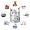 thumbnail image 7 of Cauagu Dragon Nest Sketch for Laundry Basket,Collapsible Organizer Basket for Storage Bin Toy Bins Gift Baskets Bedroom Clothes Children Nursery Hamper -Medium, 7 of 7