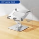 thumbnail image 5 of Soporte para portátil BESIGN LSX7 con base giratoria de 360°, plateado, 5 of 9