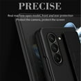 thumbnail image 4 of Compatible with Samsung Galaxy Z Fold 6 Case with Hand Strap, Hard PC Cute Women Men Elastic Wristband Anti-Scratch Shockproof Cover Case for Samsung Galaxy Z Fold 6. QWD-Black, 4 of 11