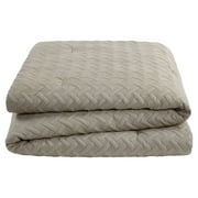 VCNY Home Nina II 3-Piece Taupe Geometric Comforter Set, King, Adult, Unisex