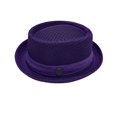 thumbnail image 3 of jiaxiM Pork Pie Hats for Men Summer Breathable Mesh Hat, Lightweight Packable Sun Protection Beach Outdoor Jazz Cap, Classic Bowler Hat Travel Party, 3 of 7