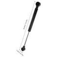 thumbnail image 2 of Raindrops 4PCS Gas Strut Lid Support Soft Close Black Stainless Steel for Kitchen Cabinets, 2 of 8