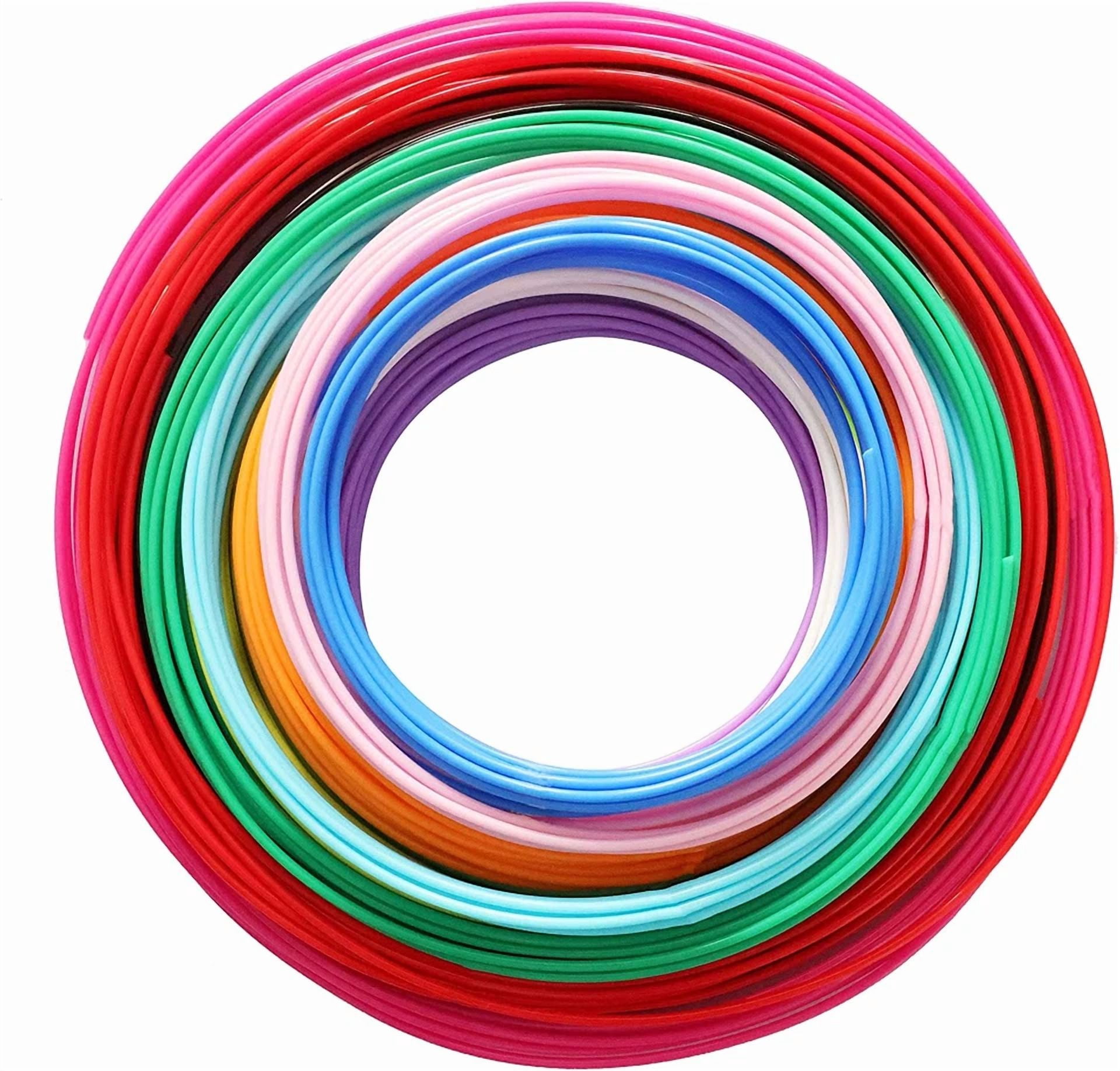 CRESTIN- 15 Bright Colors 1.75Mm 3D Pen Pla Filament Refill, Each Color 10Feet, Total 150