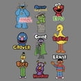 thumbnail image 2 of Junior's Sesame Street Character Introductions  Cowl Neck Sweatshirt, 2 of 4