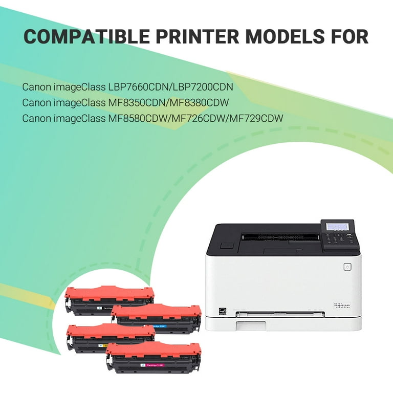 Toner Bank 5-Pack Compatible for Canon 118 Toner Cartridge