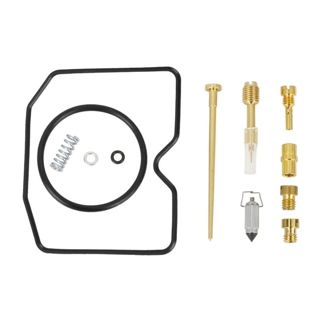 Motorcycle Carburetor Repair Rebuild Kit for Prairie 300 1999-2002 Gold Tone