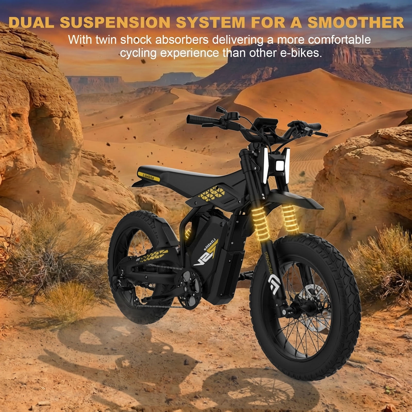 Electric Dirt Bike for Adults, 2000W Motor 37MPH High-Speed, NFC + Passwordunlock Display, 20" Fat Tires & Removable Battery (48V 25AH)| Ebike Dirt Bicycles, Purple