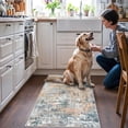 thumbnail image 2 of Roomisland 2'x4' Runner Rug, Washable Non Slip Low Profile Rug with Rubber Backing for Kitchen, Entryway, Laundry Room, 2 of 7