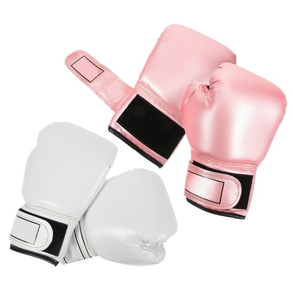 CATIEBYE 2 Pairs Boxing Gloves with Comfortable Inner Liner, Assorted Colors, Training and Sparring Gloves