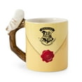 thumbnail image 1 of Harry Potter Envelope Ceramic Mug With Sculpted Hedwig Handle | Holds 20 Ounces, 1 of 2