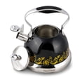 thumbnail image 5 of HausRoland Stainless Steel Whistling Kettle 3.7 Qt (3.5 L) Stovetop Kettle with Ergonomic Handle Tea Kettle for Stove Top, Black, 5 of 8