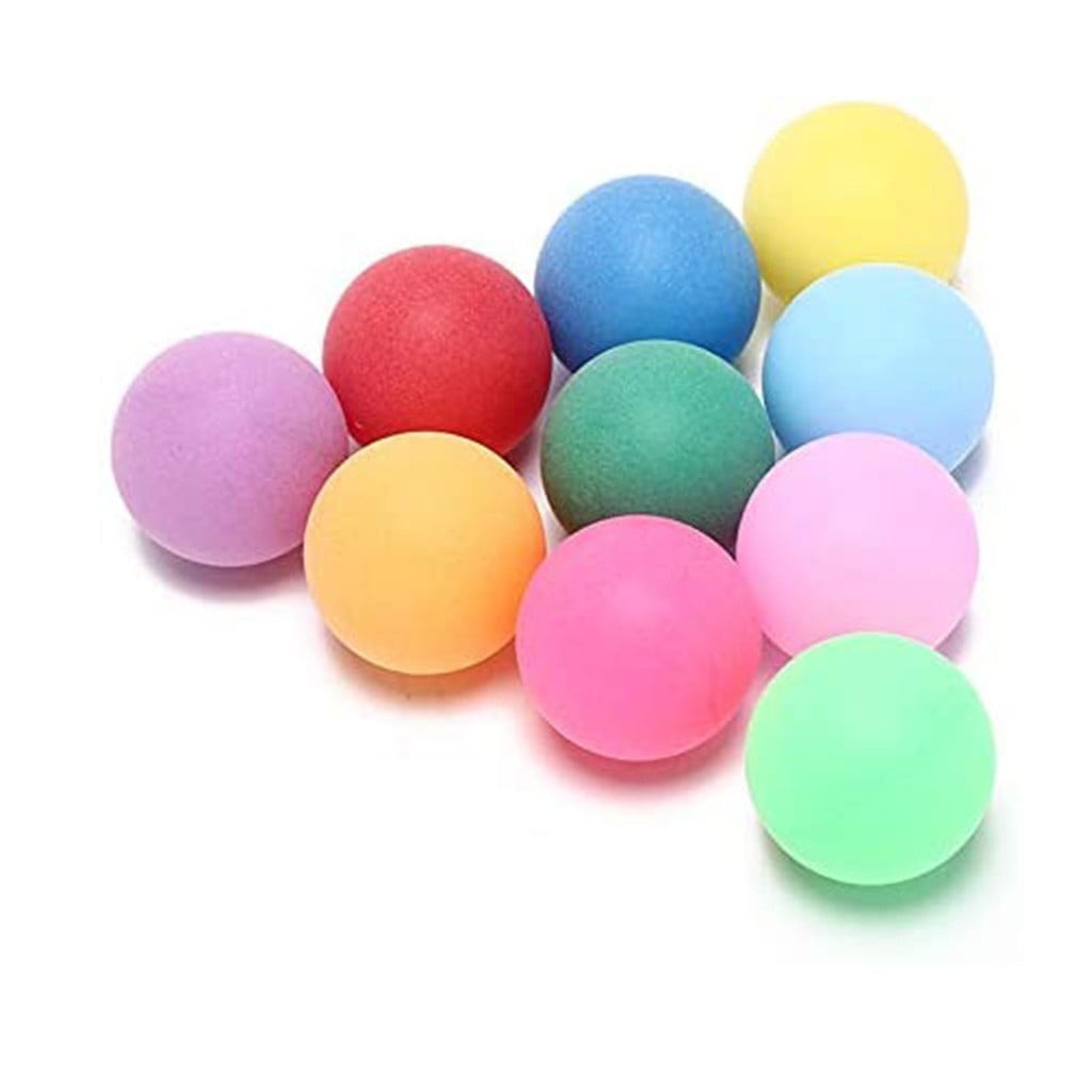 Yoziaaoa 300 Pcs Colored Ping Pong Balls Bulk 2.4g, 40mm Table Tennis Balls for Kids, DIY Games and Learning Activities