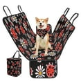 thumbnail image 2 of Pzuqiu Daisy Ladybug Dog Car Seat Cover for Back Seat Heavy-Duty Dogs Hammock Style Seat Covers with Dog Bandana Garbage Bag for SUV,Sedan,Truck, 3 Piece, 2 of 6