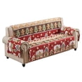 thumbnail image 4 of Greenland Home Fashions Gingerbread Lane Reversible Holiday Furniture Cover - Sofa Protector, 4 of 8
