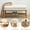Beige, variant on Modern Bedroom Bench With Linen Upholstery And Metal Legs, Black, For Living Room, Entryway, Dining Room Use Black Upholstered Closet Legs Shelf Bedroom,