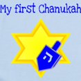 thumbnail image 2 of CafePress - My First Chanukah Infant Bodysuit - Baby Light Bodysuit, Size Newborn - 24 Months, 2 of 4