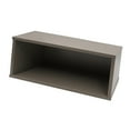 thumbnail image 4 of GROWTH TANK CD Organizer CD & DVD Holder Multifunctional Stackable Wood Tabletop CD Storage Cabinet Shelf for Store Garage Bedroom Office Gray, 4 of 9