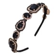 thumbnail image 2 of Multicolor Cute Headbands for Women Polyester Wide Ribbed Headbands Non Slip Fashion Head Bands Comfortable Hairbands Hair Accessories for Women One Size, 2 of 2
