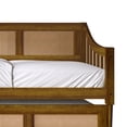 thumbnail image 5 of Castle Place Timeless Cane Wooden Daybed With Trundle, Walnut, 5 of 12