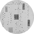 thumbnail image 1 of Ahgly Company Indoor Round Solid Gray Modern Area Rugs, 7' Round, 1 of 1