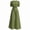 Green, variant on Zynoxe 2 Piece Sets for Women Casual Crew Neck Short Sleeve Crop Top High Waisted Wide Leg Pants Siuit Fashion Elegant Womens Summer Outfits Versatile Solid Color Casual Office Wear S