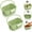 Green, variant on Kitchen Sink Strainer Basket, 2 Pack Foldable No-Drill Drain Basket for Small Sinks
