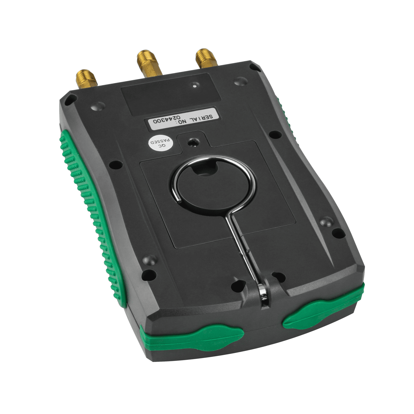 Duoyi HVAC Digital Manifold Gauge Set 89 Refrigerants Pressure Leak Vacuum Test Temp Clamps Hoses 0-6000 kPa Plastic