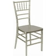 thumbnail image 3 of YYEAN Mahogany Resin Stacking Chiavari Chair 18.5"D x 15.75"W x 36.5"H-Champagne, 3 of 11