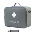 thumbnail image 1 of BELOVING First Aid Bag Lightweight Multiple Compartments for Travel Workplace Cycling Grey, 1 of 10