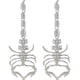 thumbnail image 2 of Scorpion Dangle Earrings Goth Jewelry Scorpion Shape Silver Lightweight Comfortable 1Pair, 2 of 2