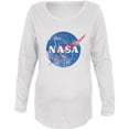thumbnail image 1 of NASA T-Shirt de Maternité à Manches Longues Doux avec Logo Usé, 1 of 1
