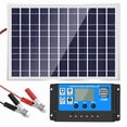 thumbnail image 2 of Cargador de BateríA del Panel Solar 30W 12V + Controlador 40A para RV Coche Casa Camping, 2 of 5