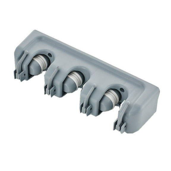 SPOORYYO Broom and Mop Holder Wall Mounted,Wall-Mounted Garden Tool Rack - Smart Mop and Storage Holder