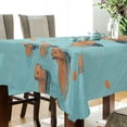thumbnail image 5 of Yayeee Tablecloths 54" x 72" Rectangle Wrinkle Resistant Party Table Cover, Capybara Splash, 5 of 8
