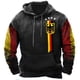 thumbnail image 3 of Sudadera con capucha con estampado 3D de la bandera alemana vintage para hombre, sudaderas con capucha con emblema nacional, sudaderas con capucha de manga larga con personalidad urbana, 3 of 4