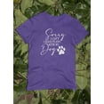thumbnail image 3 of Sorry Have Plans Petparent Shaped T-Shirt Women -Smartprints Designs, Female 3X-Large, 3 of 5