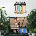thumbnail image 7 of BasketbMedal Holder Sports Medal Hanger for Basketball Sturdy Platinum Steel Metal with Basketball Moves Wall Mounted Hooks Medal Rack Display Load Capacity about 10KG, 7 of 7