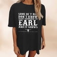 thumbnail image 2 of Oversized Shirts for Women Vintage Country Music Cowboy Graphic Short Sleeve Tees Casual Trendy Relaxed Fit Workout Tops Z003-Black XXL, 2 of 4