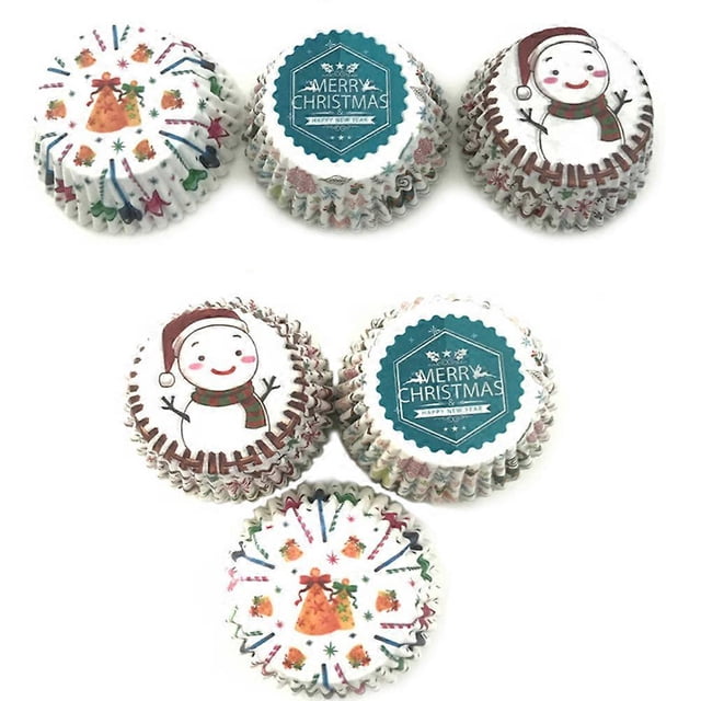 Oil Proof Dessert Wraps Cake Floral Wrappers for Cupcake Decoration 100Pcs