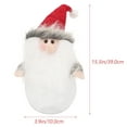 thumbnail image 2 of Huaq Santa Claus Snowman Elk Transparent Ball Candy Jar (Santa Claus Style), 2 of 6