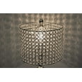 thumbnail image 3 of 26.5" Polished Nickel Table Lamp w/ Genuine Crystal Bead Shade, 3 of 5