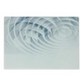 thumbnail image 1 of Geometric Cutting Board, Futuristic Digital Spirals with Dimensional Line Features Vortex Inspired Print, Decorative Tempered Glass Cutting and Serving Board, Small Size, Pale Blue, by Ambesonne, 1 of 1