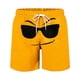 thumbnail image 5 of Ceisia Eye-Catching Stretchy Mens Loose Fit 5-Inch Swim Trunks Sunglasses Smiley Print Beach Casual Shorts Gifts, 5 of 5
