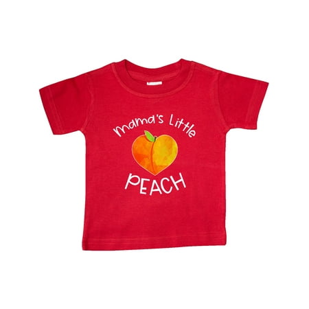 

Inktastic Mama s Little Peach Cute Peach Heart Gift Baby Boy or Baby Girl T-Shirt