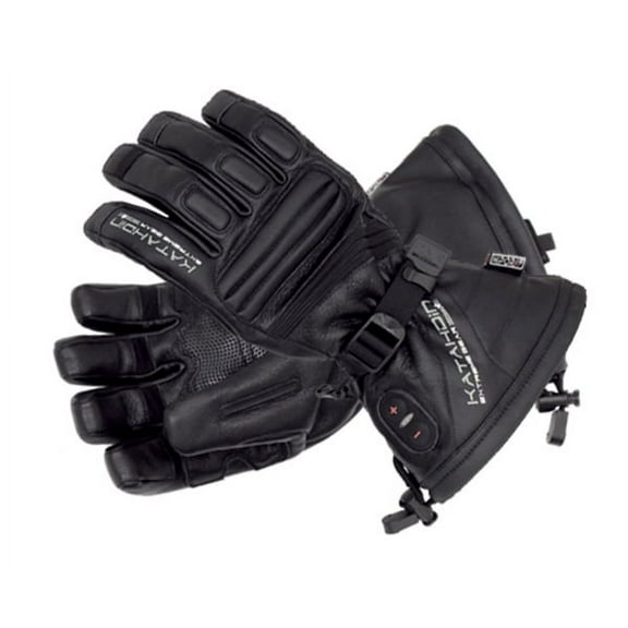 Katahdin Gear Torch Leather Heated Gloves, Black, 3-Xl