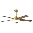 thumbnail image 5 of 52" Modern Gold DC Motor Smart Ceiling Fan with Integrated LED Light and Remote,App Control, 5 of 17