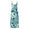 thumbnail image 4 of Giftesty Summer Dresses for Women Summer Print Casual Loose Sleevless V-Neck Dress, 4 of 5
