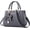 Grey, variant on Womens Handbags and Purses Fashion Top Handle Satchel Tote PU Leather Shoulder Bags